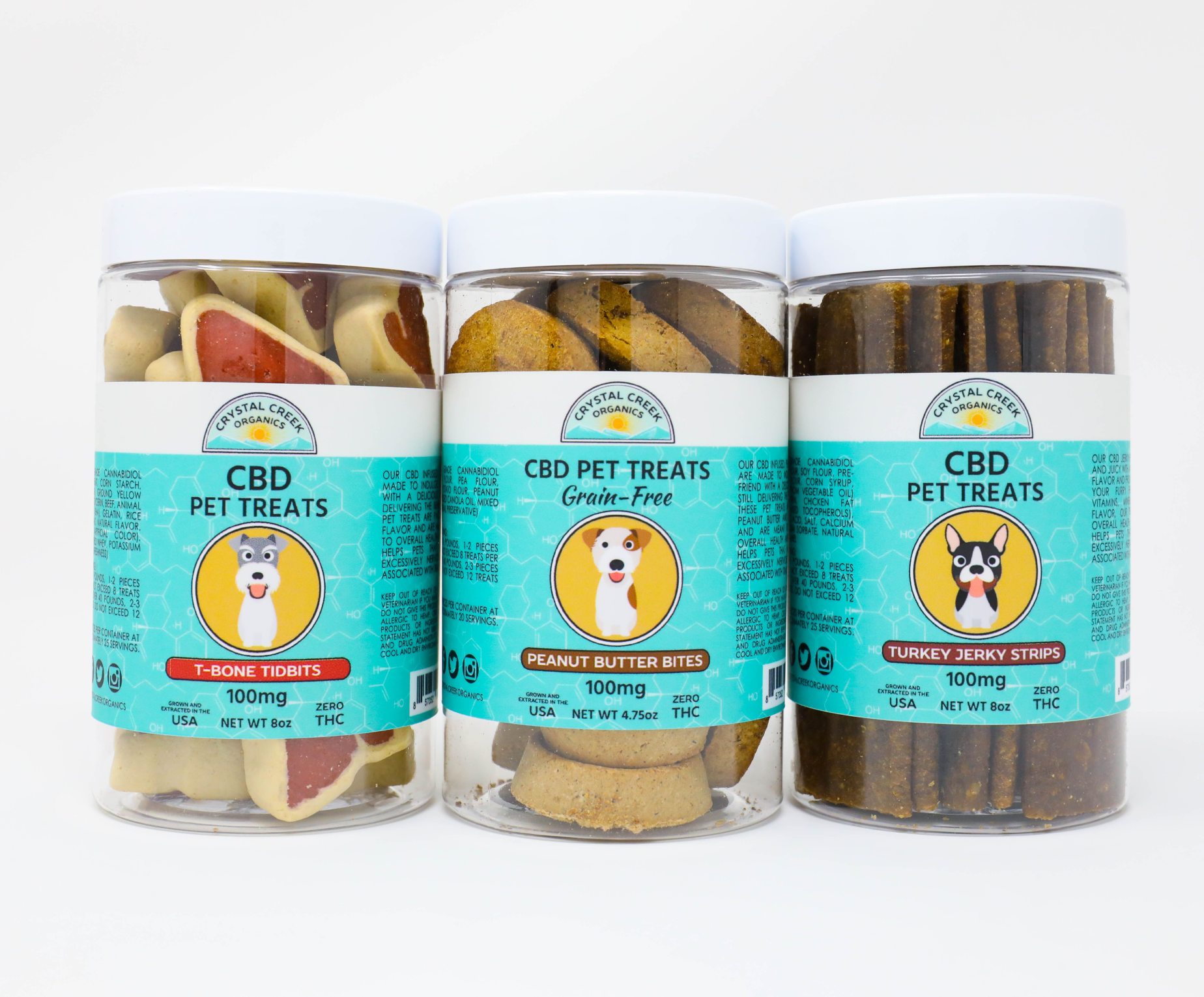 TBone Tidbits CBD Pet Treats Crystal Creek Organics