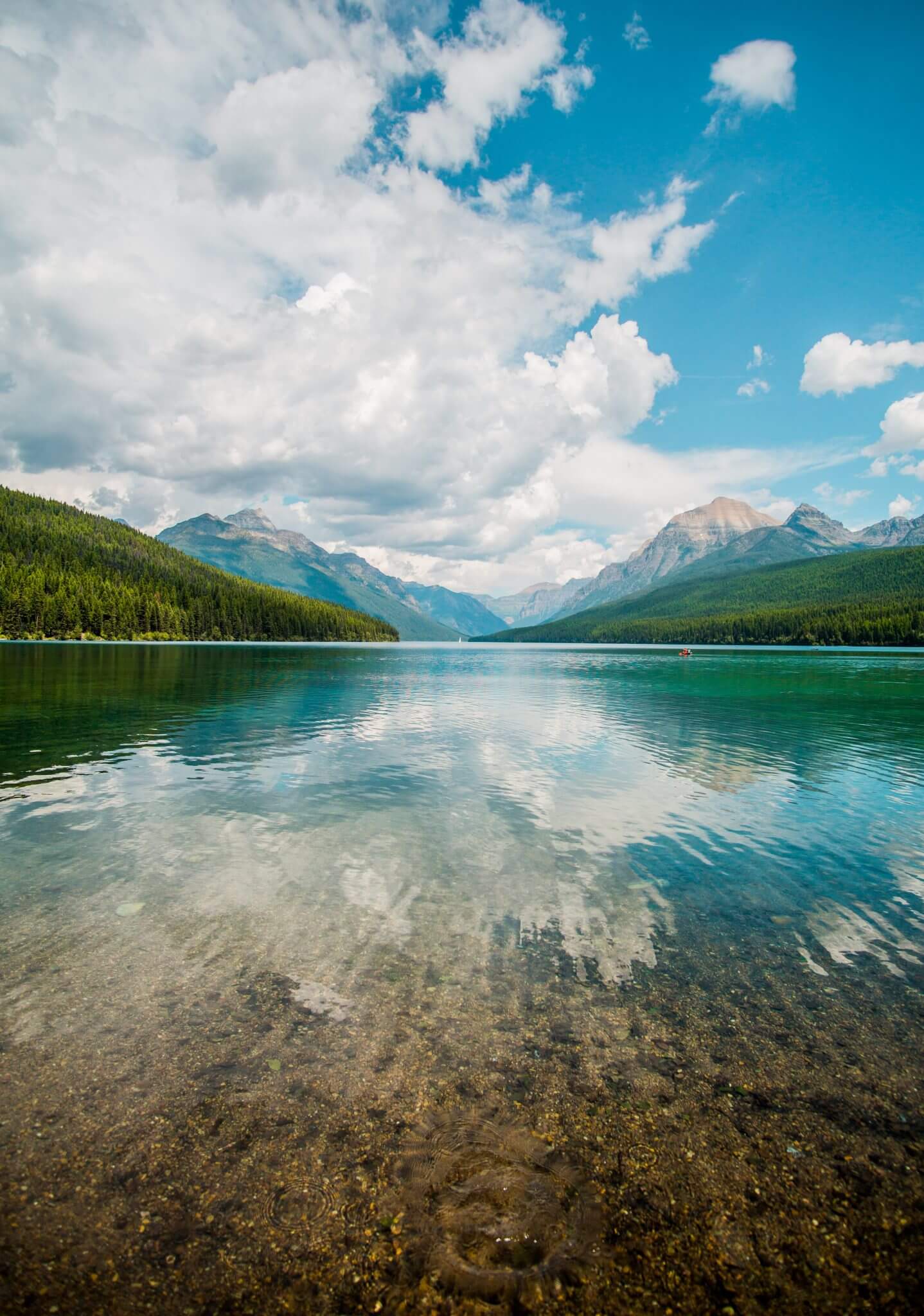 Colorado mountains and lake