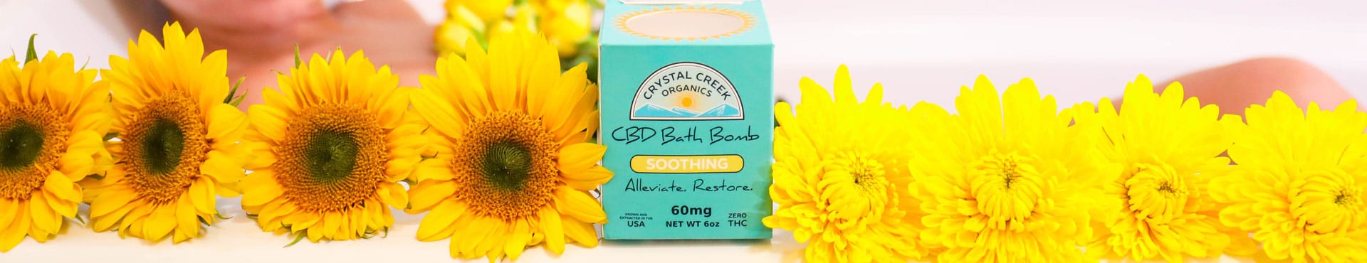 CBD Bath Bomb from Crystal Creek Organics