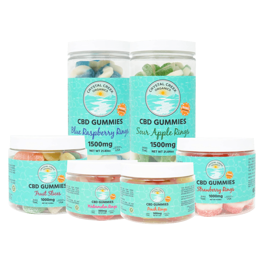 Nano-Infused CBD Gummies - Crystal Creek Organics