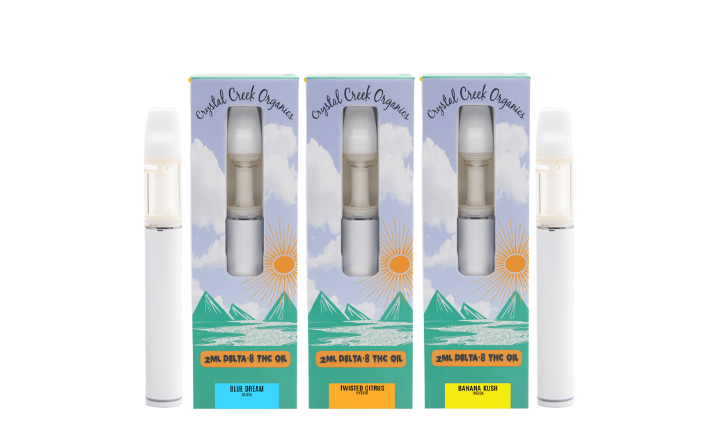 2ml Delta-8 THC Disposable Vape - Crystal Creek Organics